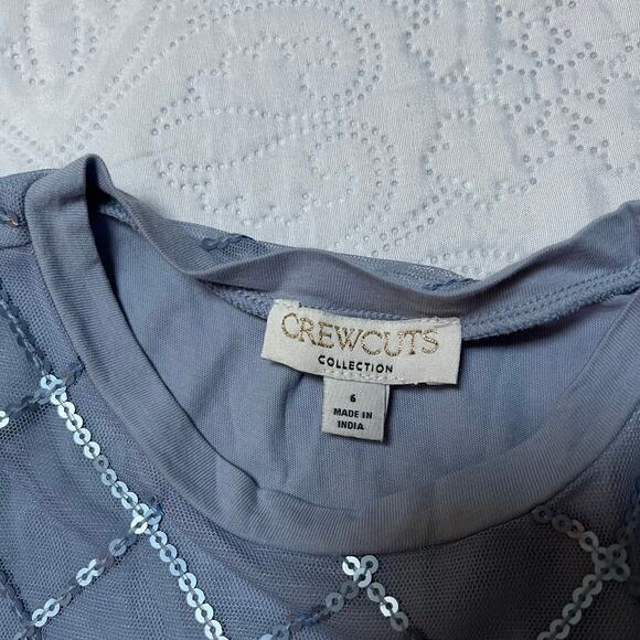 Crewcuts Collection Lattice Sequin Dress Size 6 - Picture 6 of 7